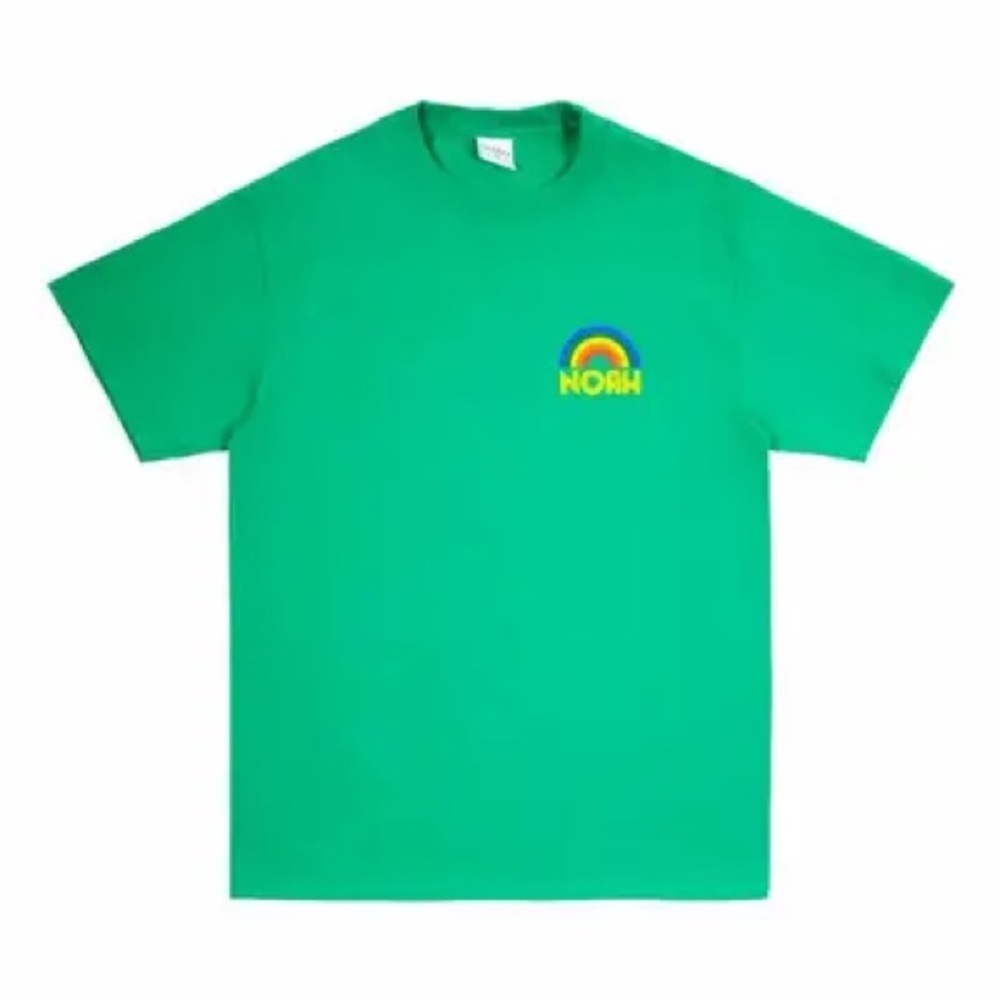 Noah T Shirt - Green Rainbow